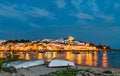 Ferragudo village with fishing boats. Algarve, Portugal Royalty Free Stock Photo