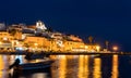 Ferragudo village with fishing boats. Algarve, Portugal Royalty Free Stock Photo