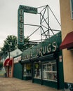 Ferrara Drugs & Liquors vintage sign, Jersey City, New Jersey