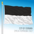 Flag of Ferrara, italian city