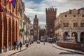 Evocative view of the avenue that leads to the historic center of Ferrara 5