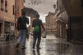 Evocative view of the street that leads to Piazza Trento Trieste in Ferrara 10