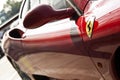 Ferrari at Autodromo di Monza Royalty Free Stock Photo
