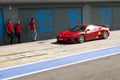 Ferrari at Autodromo di Monza Royalty Free Stock Photo