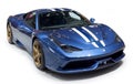 Ferrari Blue supercar