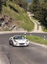 Ferrari car running on a road