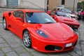 Ferrari and classic cars show Como italy