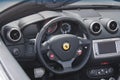 Ferrari dashboard and interior