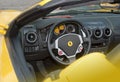 Ferrari dashboard and interior