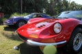 Ferrari dino line up Royalty Free Stock Photo