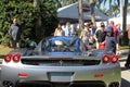 Ferrari enzo supercar rear view