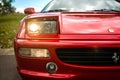 Ferrari F355 Berlinetta headlight on Royalty Free Stock Photo