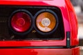 Ferrari F40 detail rear lights