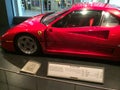 Ferrari, F40 red color, side view