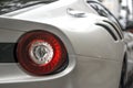 Tailight Close up of a white Ferrari F12 TDF Royalty Free Stock Photo