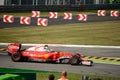 Ferrari Formula 1 at Monza driven by Kimi RÃÂ¤ikkÃÂ¶nen Royalty Free Stock Photo