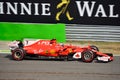 Ferrari Formula One driven by Kimi RÃÂ¤ikkÃÂ¶nen Royalty Free Stock Photo