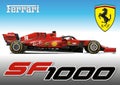 Ferrari Formula 1 SF1000, number 16, Leclerc