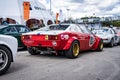 Ferrari 308 GT4 in montjuic spirit Barcelona circuit car show