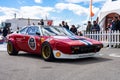 Ferrari 308 GT4 in montjuic spirit Barcelona circuit car show