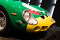 Ferrari 250 GTO green and yellow Royalty Free Stock Photo