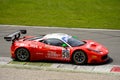 Ferrari 458 italia GT3 Italian GT 2015 at Monza Royalty Free Stock Photo