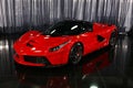 Ferrari LaFerrari hybrid supercar in showroom