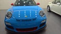 Porsche 911 luxury car blue painted