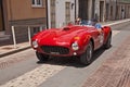 Ferrari 375 MM Spider Pinin Farina 1953 in Mille Miglia 2017 Royalty Free Stock Photo