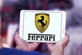 Ferrari motor logo Royalty Free Stock Photo