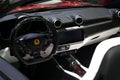 Ferrari Portofino 2020 interior in a beautiful color - convertible luxurious sport car Royalty Free Stock Photo