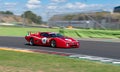 Ferrari 512 race car vintage historical action on asphalt racetrack