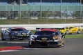 Ferrari Racing cars on the track at Silverstone