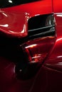 Ferrari 488 red tail light - detail