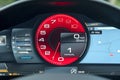 Ferrari Roma digital rev counter dial in red