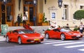 Ferrari s outside casino Royalty Free Stock Photo