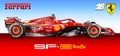 Ferrari SF-24 formula 1, Charles Leclerc number 16, 2024 F1, illustration