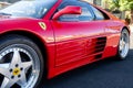 1991 Ferrari 348 side detail Royalty Free Stock Photo