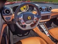 Ferrari sportscar dashboard