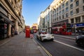 Ferrari supercar in street of London, England, UK