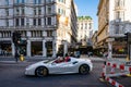 Ferrari supercar in street of London, England, UK