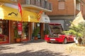 Ferrari Testarossa with open hood