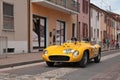 Ferrari 500 TR Spider Scaglietti 1956 in Mille Miglia 2017 Royalty Free Stock Photo