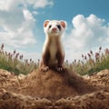 Ferret In The Field: A Neo-concrete Earthwork In Uhd