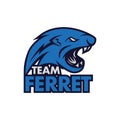 Ferret / Mongoose Bold Mascot or Logo Vector Design