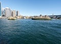 Ferries approaching the Quay