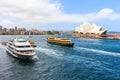 Ferries entering and leaving Circular Quay