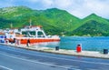 The ferries in Montenegro