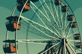 Ferries wheel, carousel, enjoyment. Enjoyment. AI generative