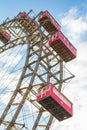 Ferries wheel in Prater park in Vienna Royalty Free Stock Photo